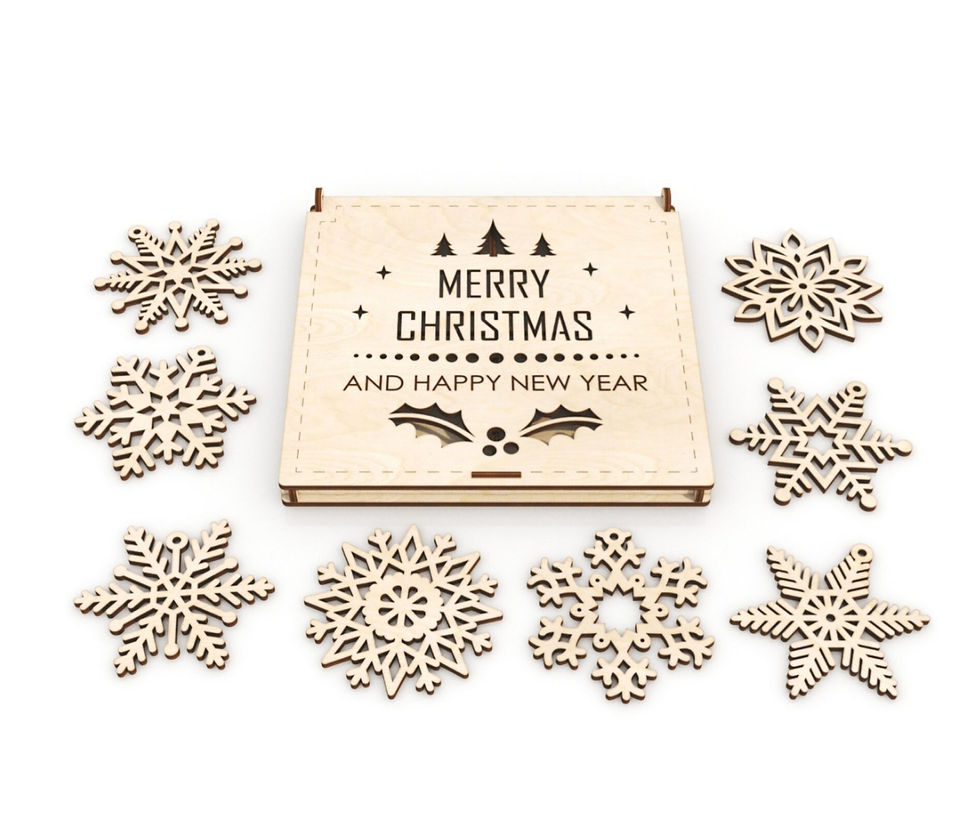 Thumbnail: Christmas Decoration Boxed Set - 24 pcs