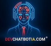 Logo DevChatbotIA®   – éditeur de solutions IA sur mesure pour professionnels et entreprises