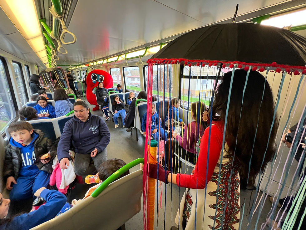 Un viaje de películas: Tren de los Niños conectó a estudiantes de la región con el cine junto a EFE Valparaíso y Ojo de Pescado