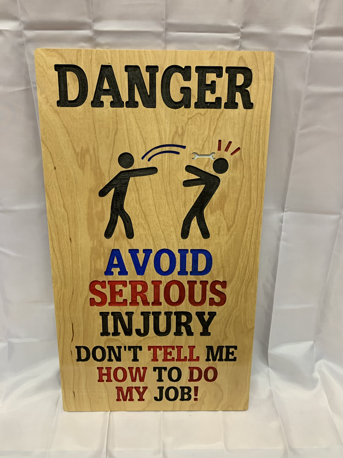 “Danger” sign