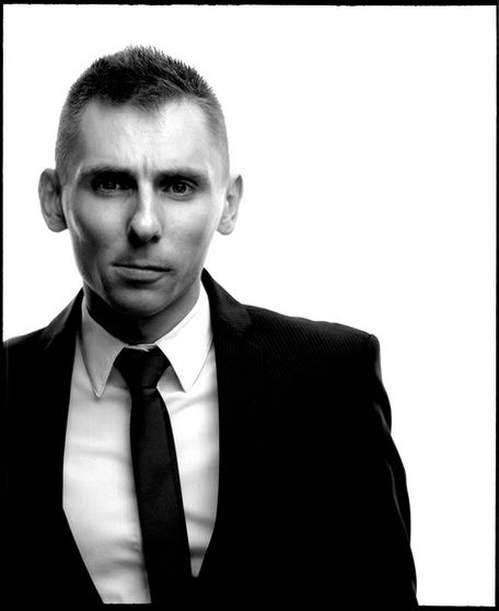 model Business portrait workplace photography in studio office environment, Scotland