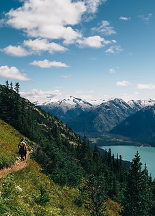 Hiking in Nature