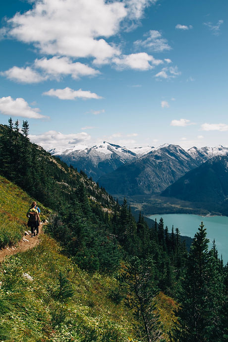 Hiking in Nature