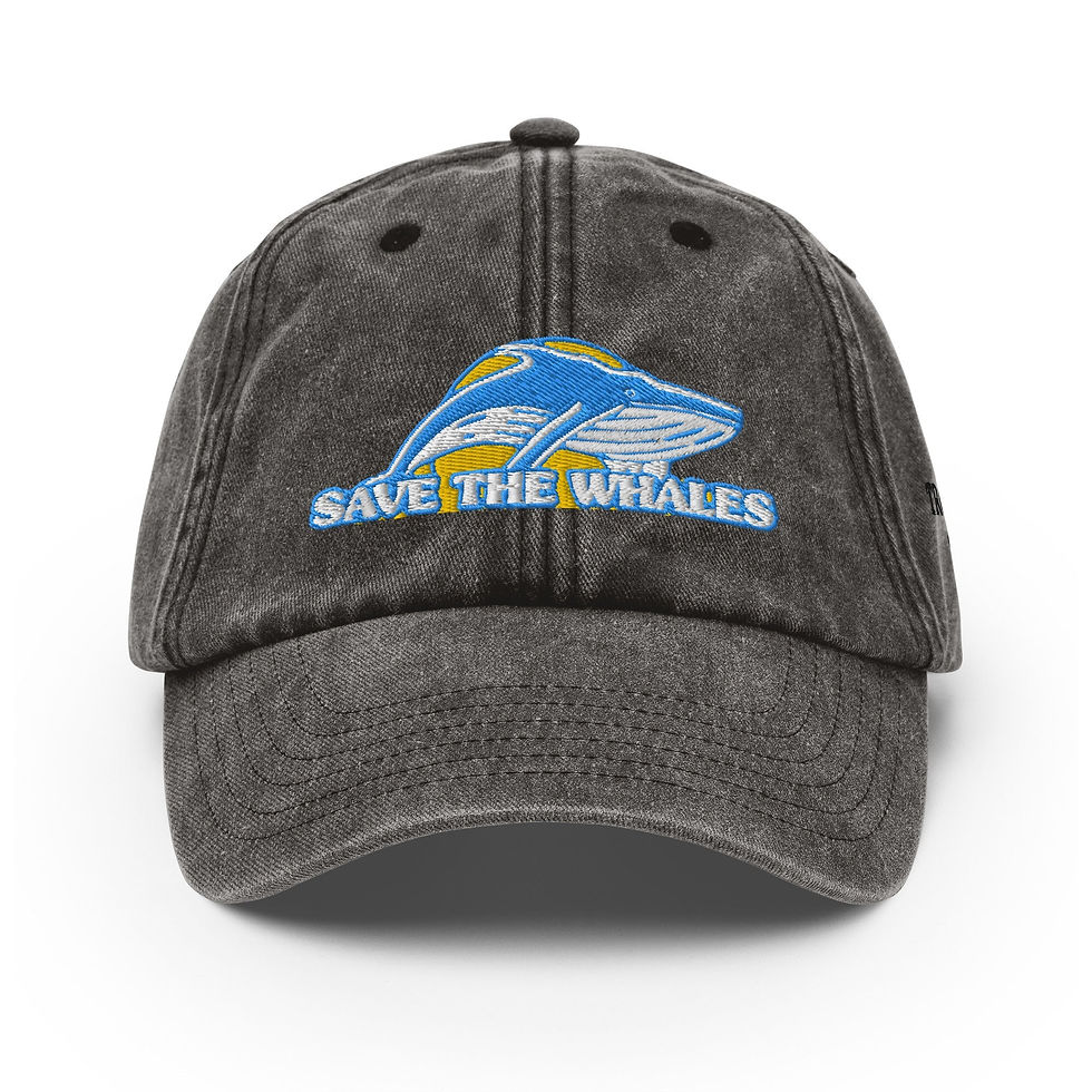 Miniatura: Vintage Save the Whales Hat