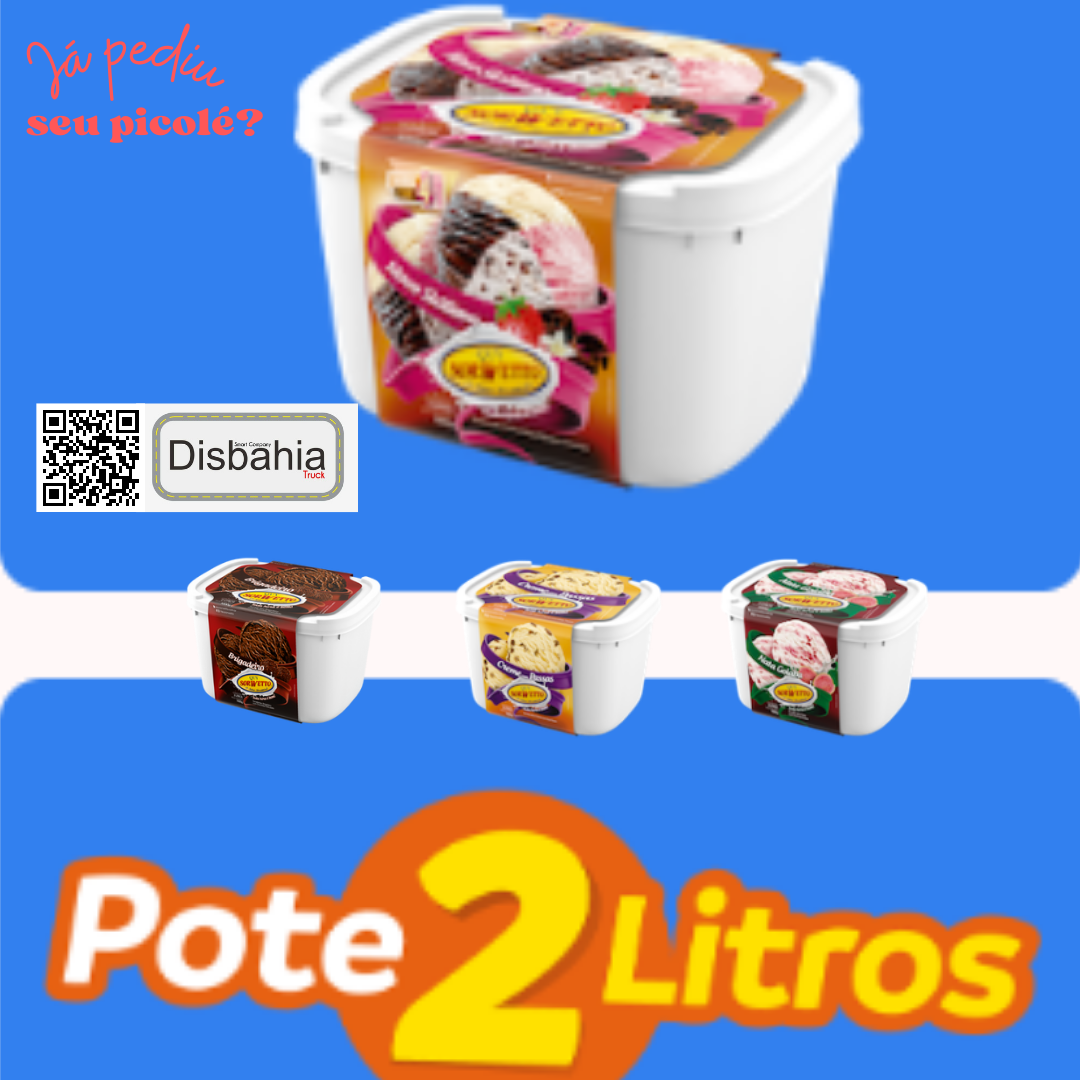 SORVETE POTE 2 LITROS