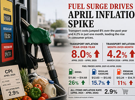 8% Surge in Transport Costs Pushes April Inflation Higher