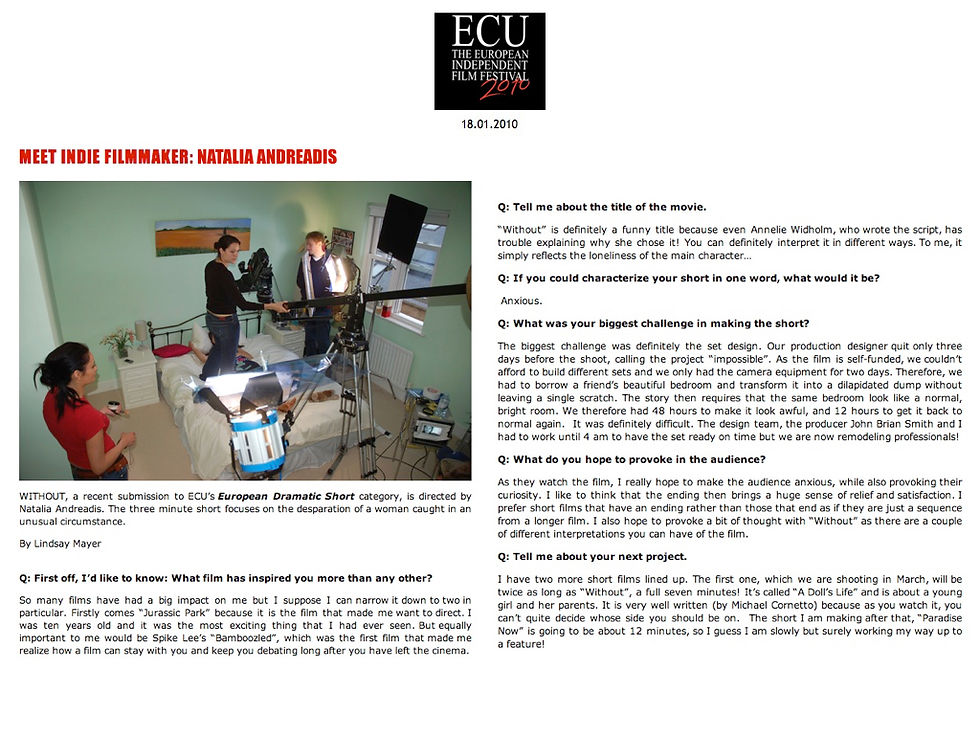 ECU Interview
