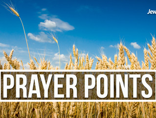 Points of Prayer April 3rd