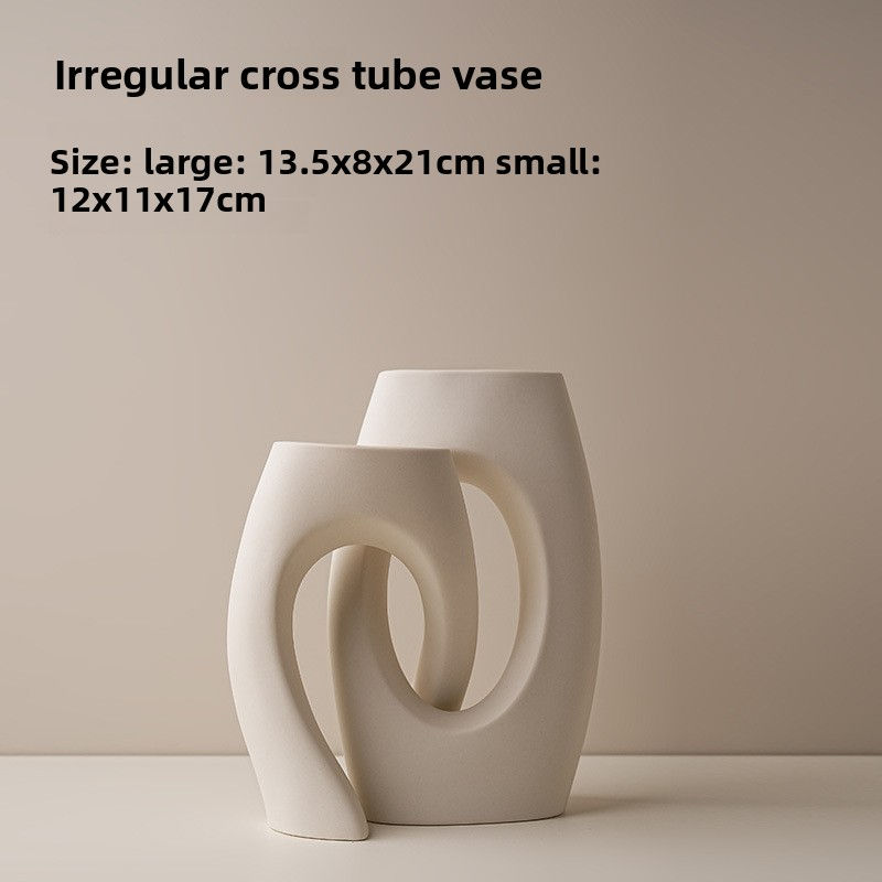 Thumbnail: ThriveFuler Wabi-Sabi Ceramic Vase - Organic Imperfect-Beauty Design