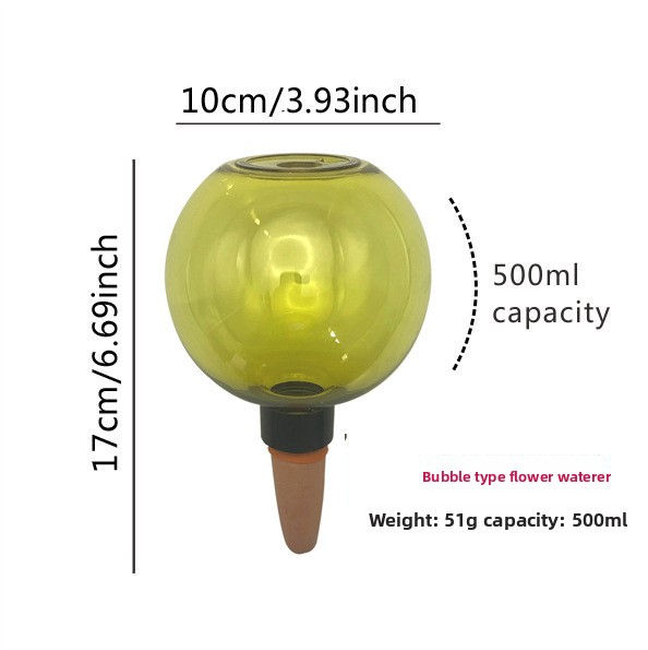 Thumbnail: ThriveFuler Self-Watering Glass Plant Bulb - Automatic Drip Irrigation