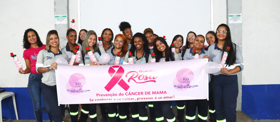Campanhas de conscientização aos colaboradores realizadas pela Rio Service