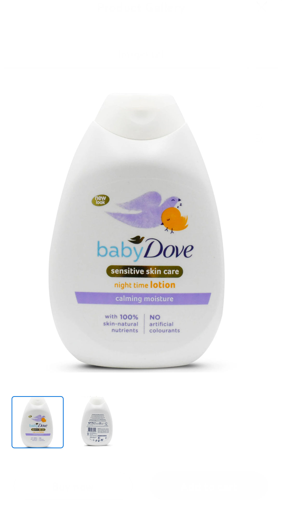 Baby Dove Sensitive Skin Lotion (13.5 fl oz)