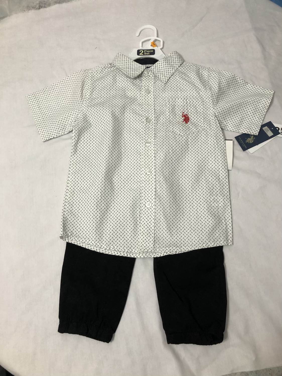 Us Polo Assn Boys 2pc jogger pants set