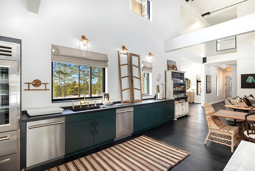 Luxury kitchen completed by Elite Contracting Services in Flagstaff Arizona