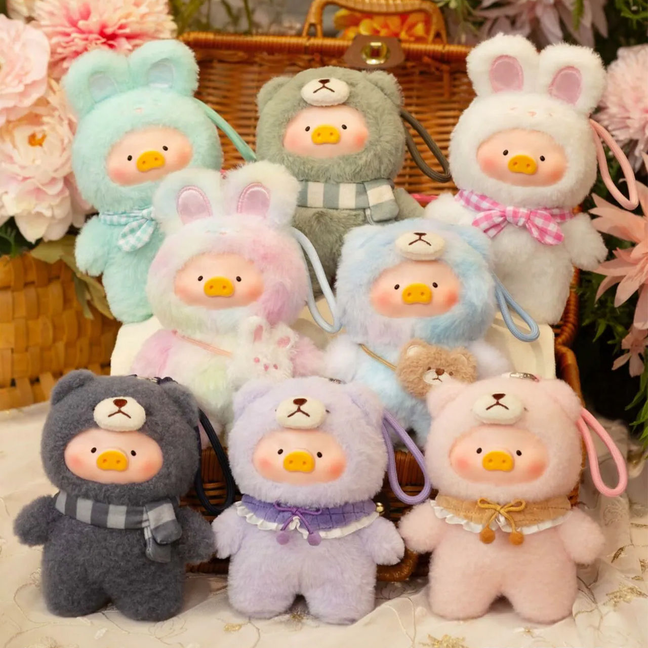 ルル ザ ピギー ジョイフル タイム シリーズ プラッシュ キーチェーン ブラインド ボックス