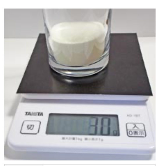 スキムミルクの量