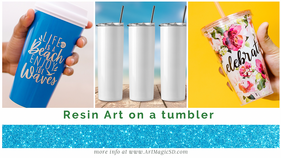Epoxy Resin Art: Magical Tumblers