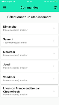 Organisation des commandes pour la Fromagerie Saisons