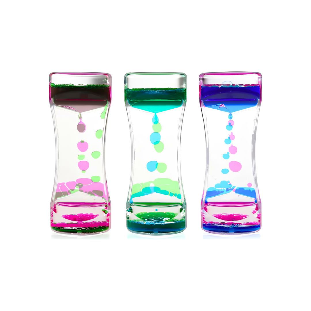 Reloj Sensorial de Agua y Aceite