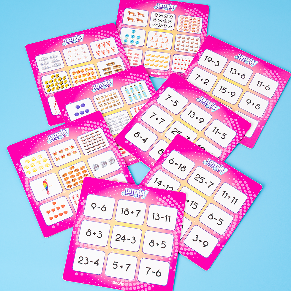 Miniatura: Lotería sumas y restas - DACTIC