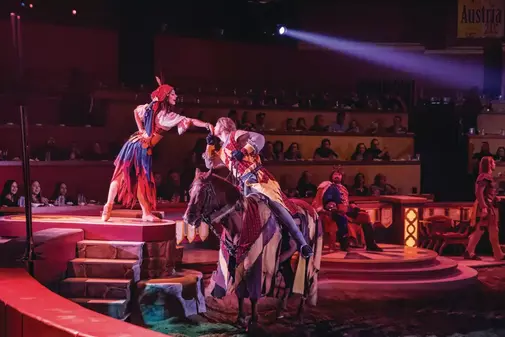 Tournament of Kings at the Excalibur in Las Vegas Nevada