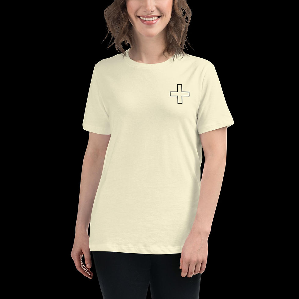 Thumbnail: Faith Above Law Women's Relaxed Christian T-Shirt