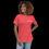 Thumbnail: Front view of a Christian based t-shirt that has the brand name INY BYKU on the upper left chest area