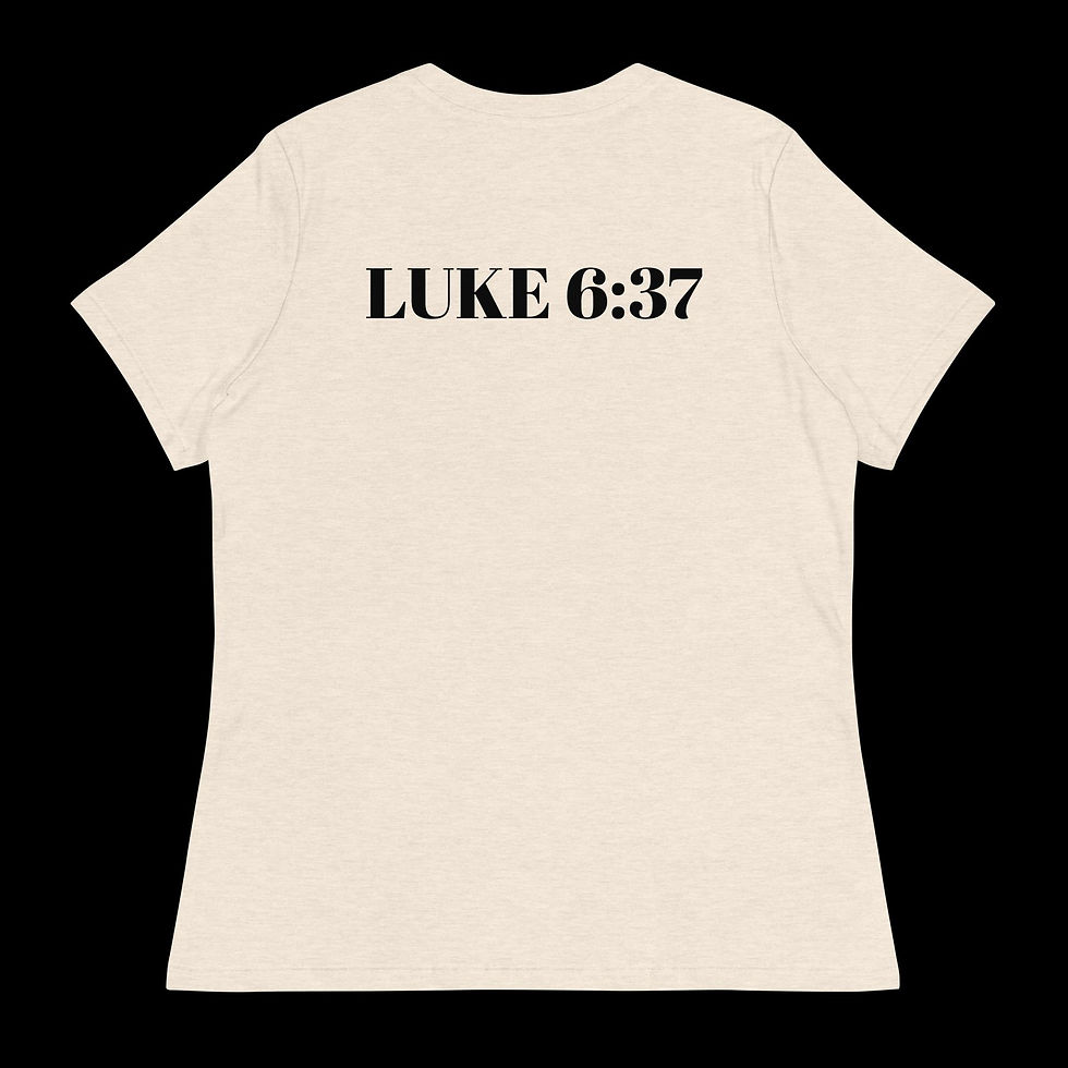 Thumbnail: Luke 6:37 Women's Relaxed T-Shirt 