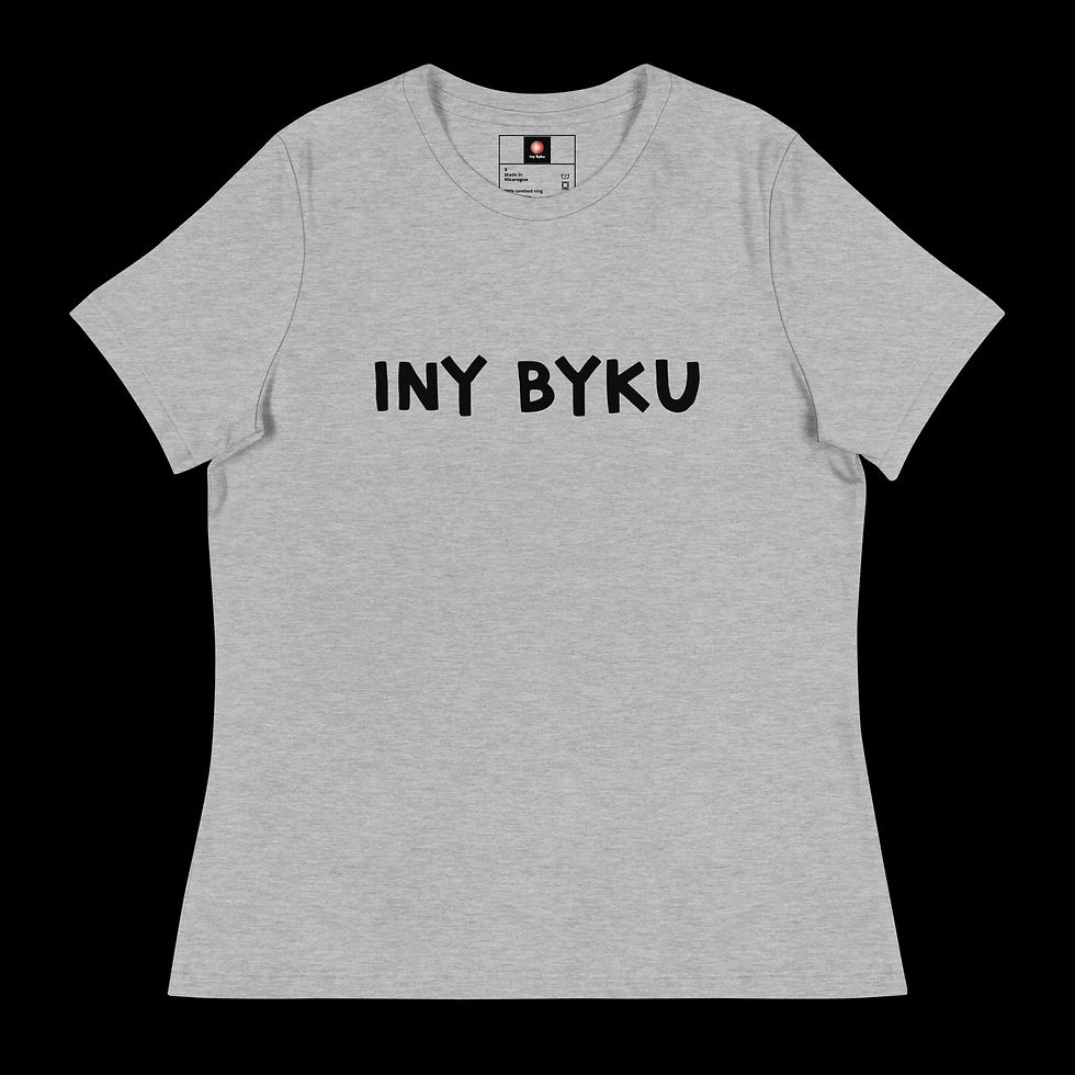 Thumbnail: grey Iny Byku Front T-shirt