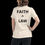 Thumbnail: Faith Above Law Women's Relaxed Christian T-Shirt