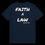Thumbnail: Faith Above Law Unisex organic mid-light Christian Inspired t-shirt