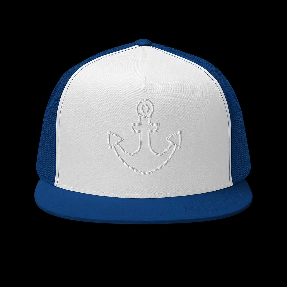 Thumbnail: Anchored in God Trucker Cap 