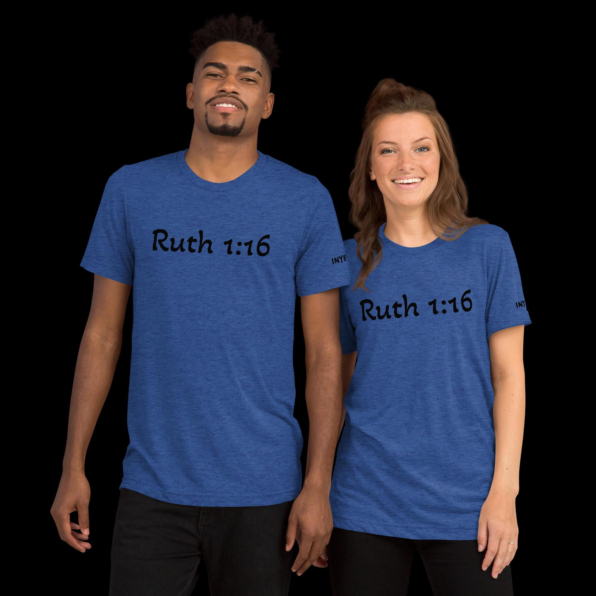 Ruth 1:16 Christian Wear Unisex Short sleeve t-shirt 