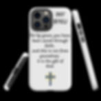 Thumbnail: Stylish scripture-based phone case offering impact resistance and daily spiritual reminders.