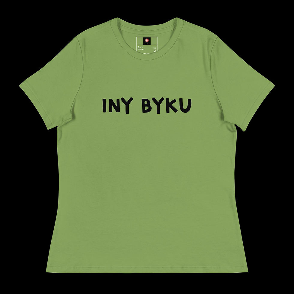 Thumbnail: army green Iny Byku Front T-shirt
