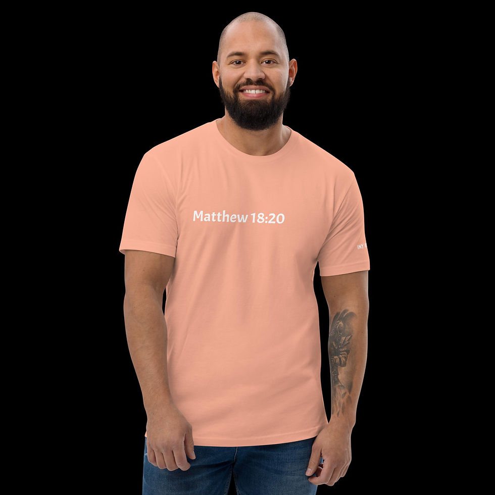 Thumbnail: Matthew 18:20 Short Sleeve T-shirt IP4Y YP4M
