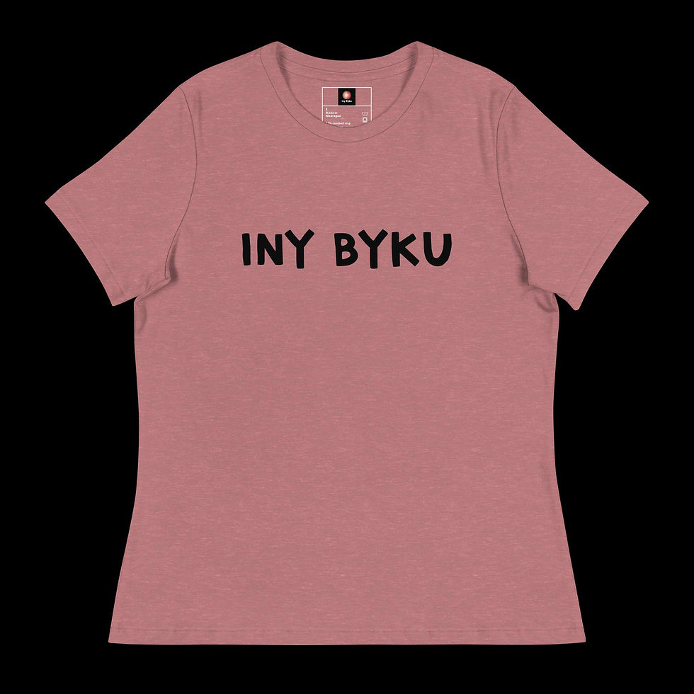 Thumbnail: light pink Iny Byku Front T-shirt