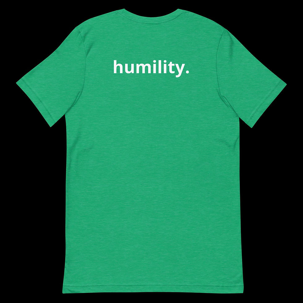 Thumbnail: humility. (period) Unisex Christian t-shirt