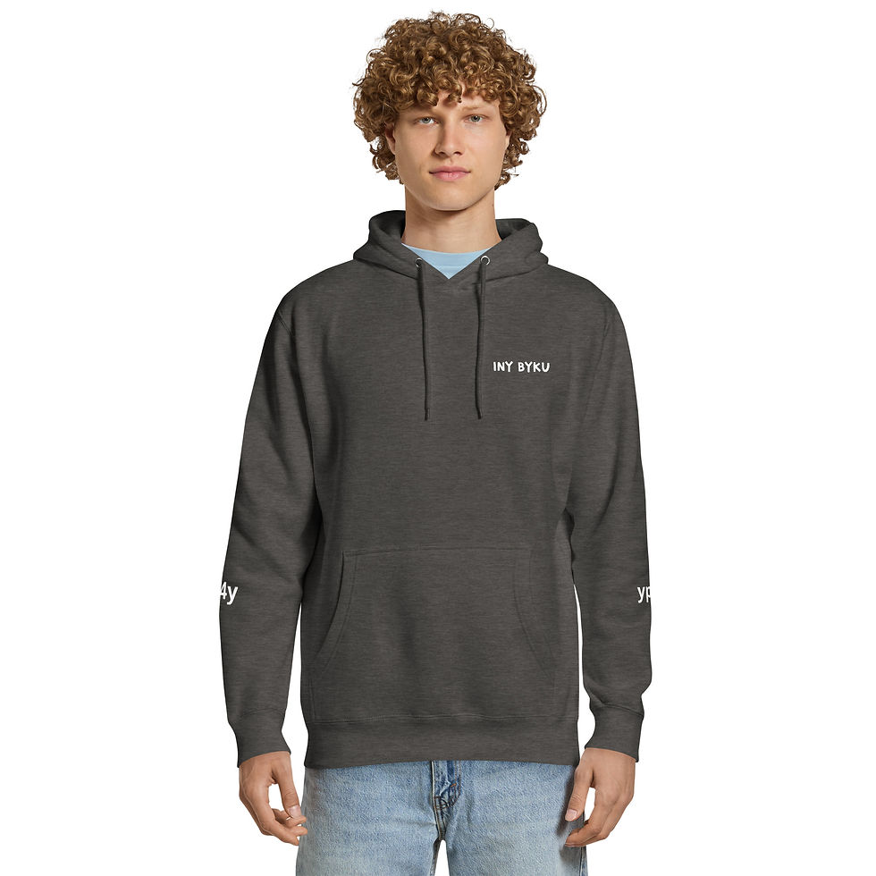 Thumbnail: Tap My Shoulder for Prayer Unisex premium mid-weight hoodie
