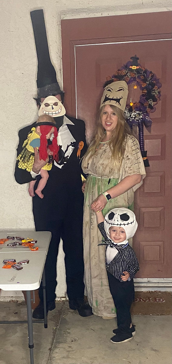 Family Nightmare Before Christmas Costumes Family Nightmare Before Christmas Costumes