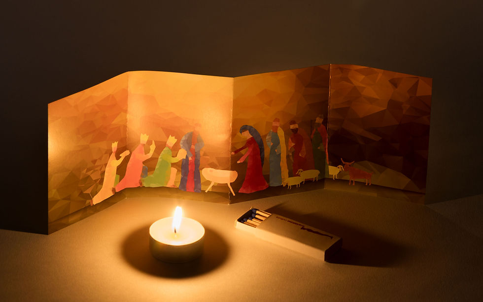 Prenda de Natal 2022 - Presépio portador de luz