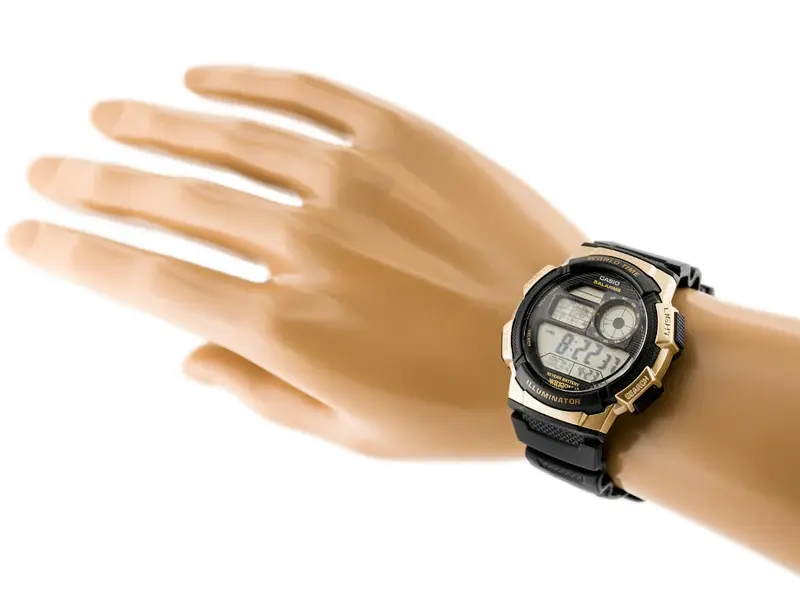 Thumbnail: Casio Unisex watch Black gold AE1000W-1A3V