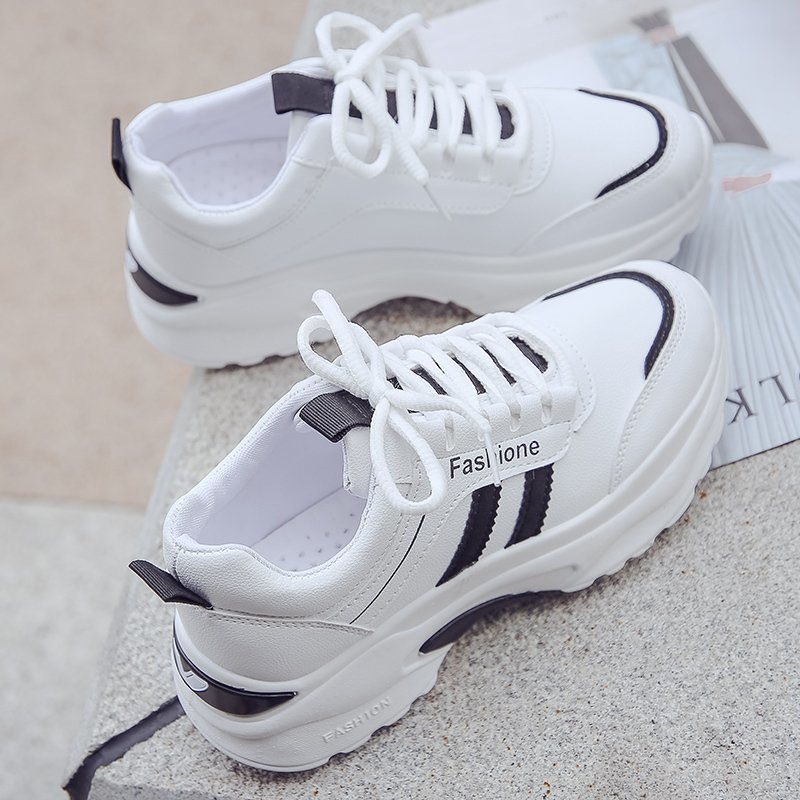 Thumbnail: Women Sneakers Sports Shoes White/Black