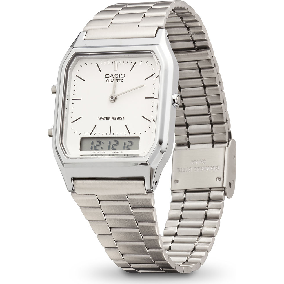 Thumbnail: Casio Unisex watch SIlver AQ-230A-7