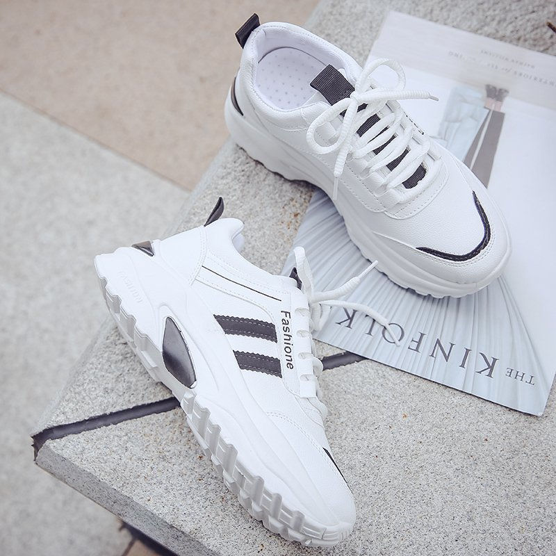 Thumbnail: Women Sneakers Sports Shoes White/Black