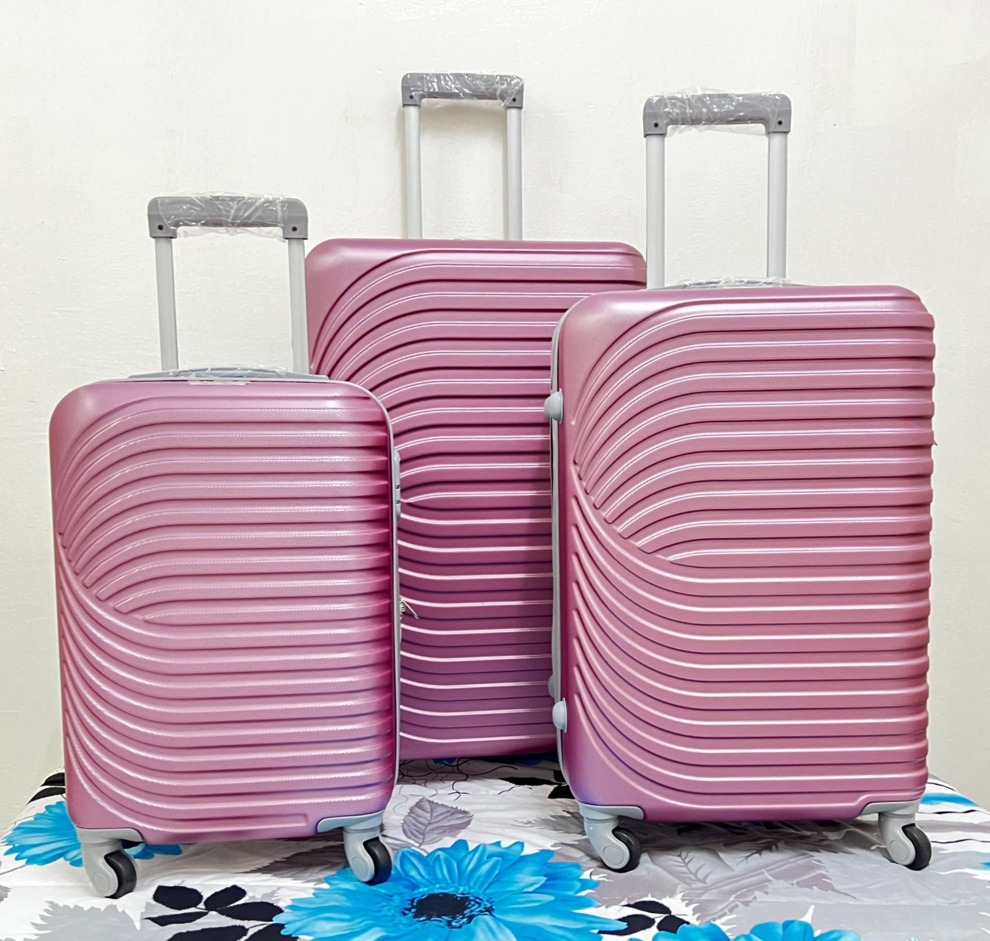 ABS Trolley Bag Pink Color
