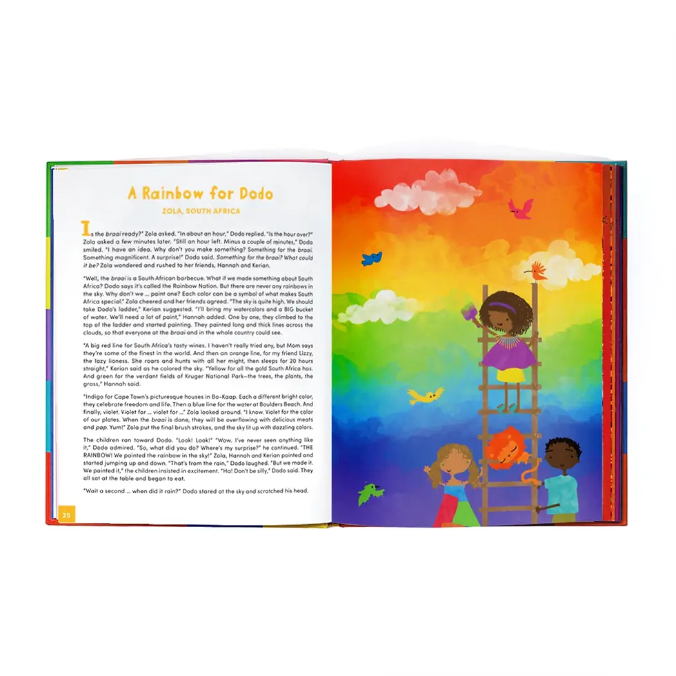 Thumbnail: The Book of Cultures with Stickers & Map