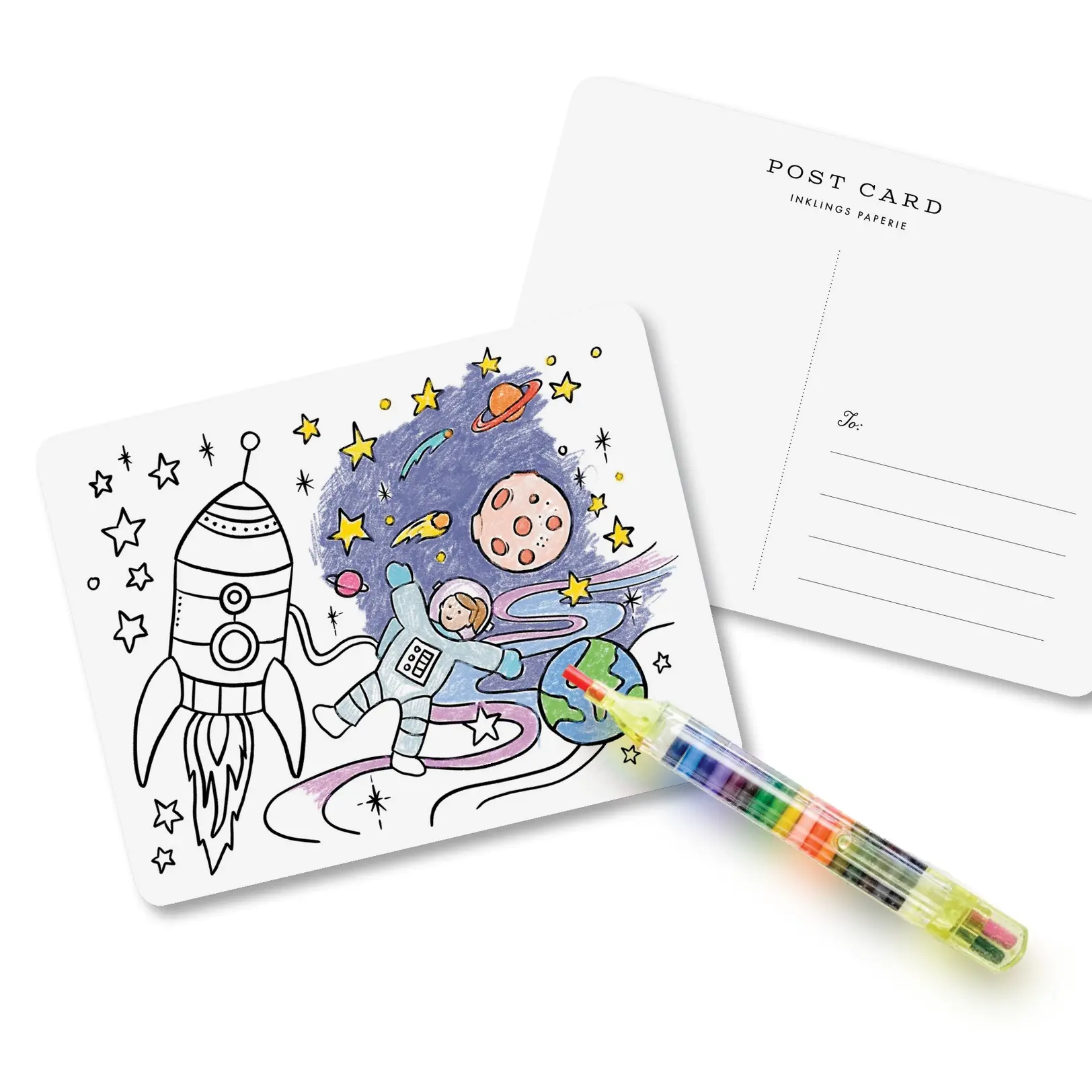 Color-In Post Card Kit