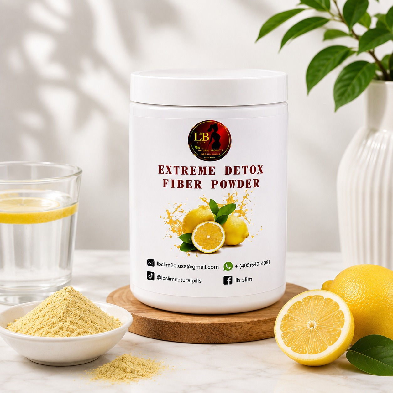 Extreme Detox Fiber Powder – Lemon