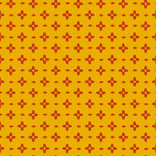 Golden Yellow Floral Tile Pattern (1).png